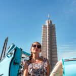 girl, model, woman, beauty, adventure, ride, cuban, blue, portrait, posing, havana